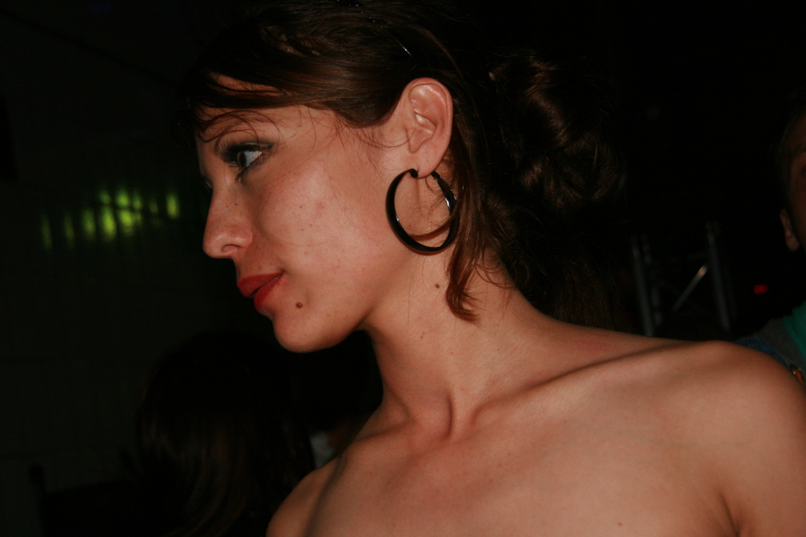 Kim @ Herr Zimmerman's original underground techno club in Rotterdam - 2006 - 2009