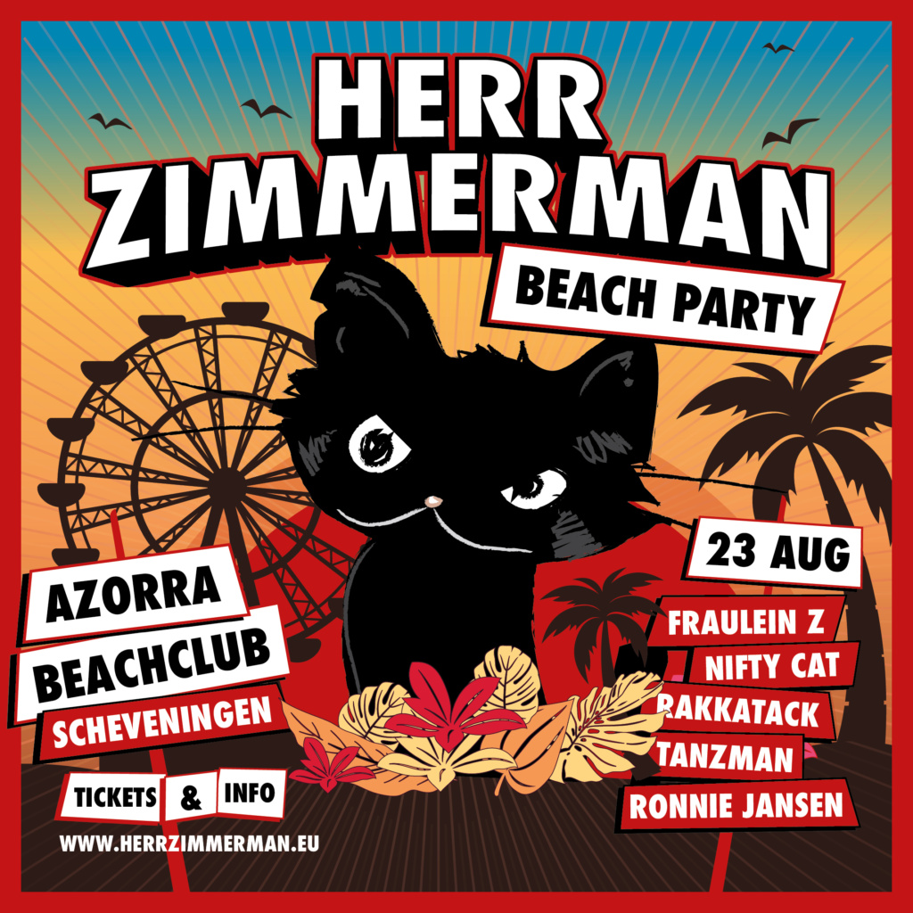 Herr Zimmerman Beach Party - Friday 23 August 2024
