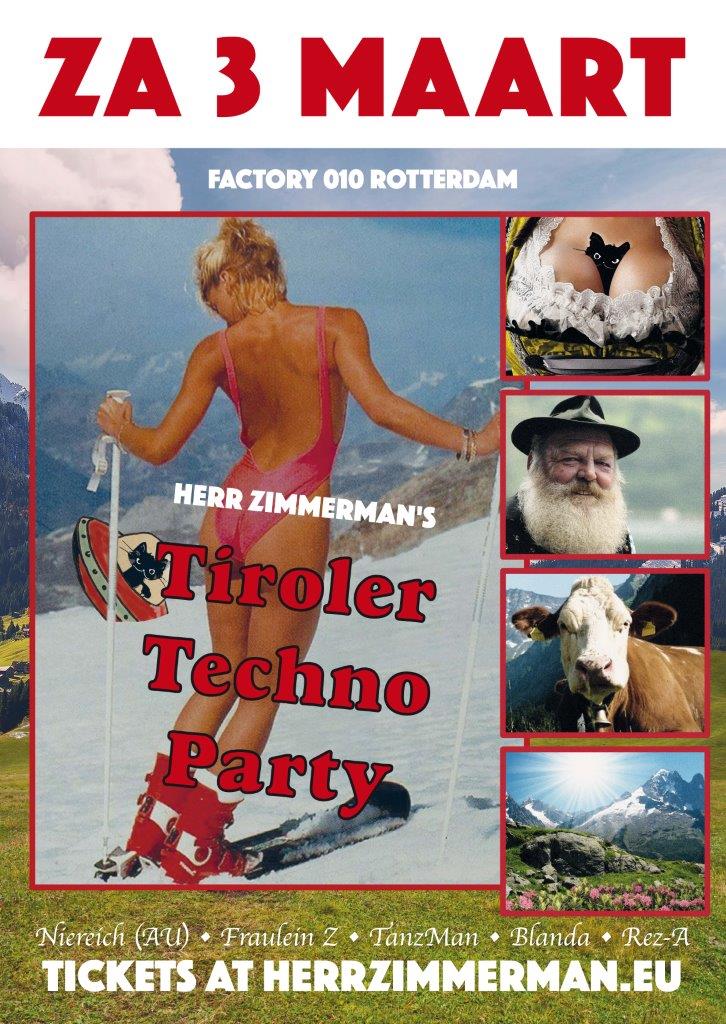 2018 - Herr Zimmerman's Tiroler Techno Party! - Special Guest: NIEREICH (Austria)