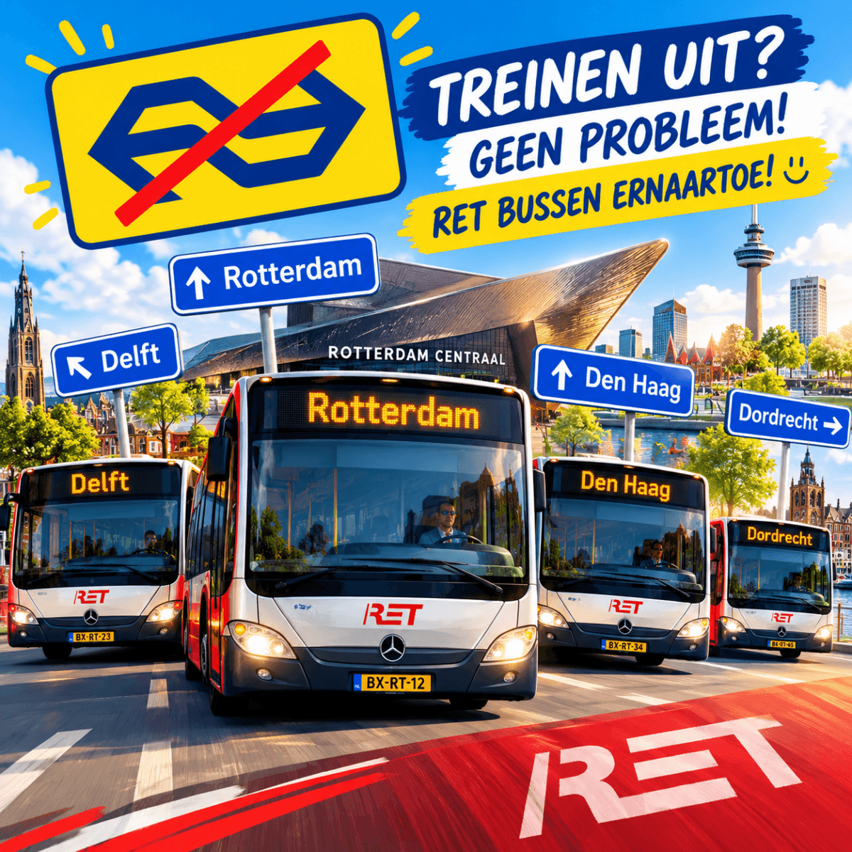Bussen Rotterdam CS