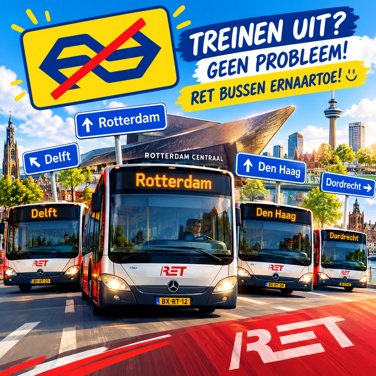 Bussen Rotterdam CS