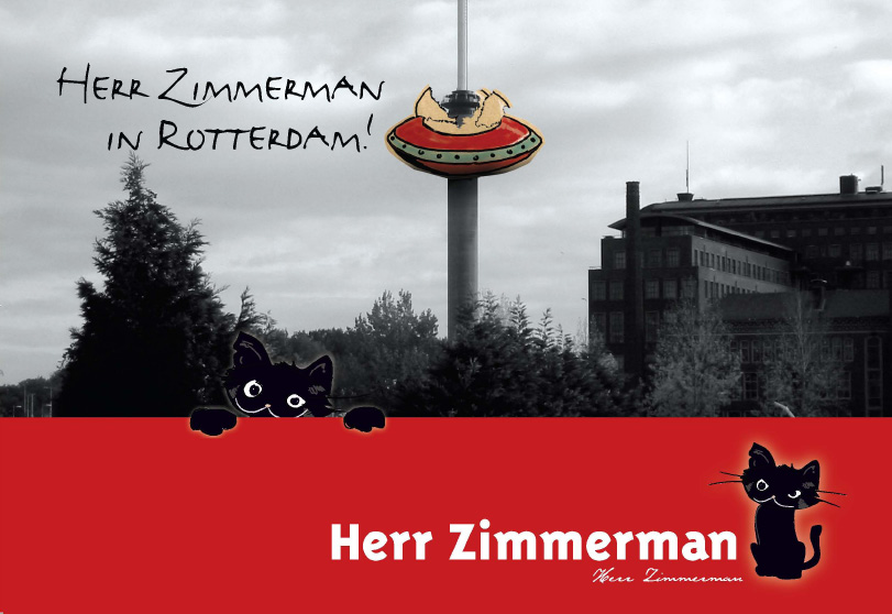 Historical Artwork & Foto Gallery of the beginning of Herr Zimmerman and his underground techno club in Rotterdam - 2006 - 2009 