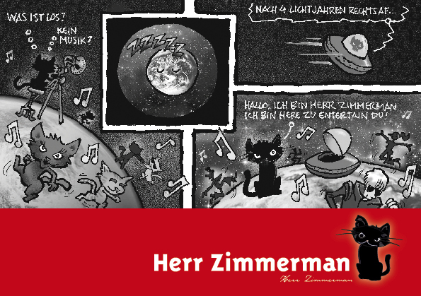 Historical Artwork & Foto Gallery of the beginning of Herr Zimmerman and his underground techno club in Rotterdam - 2006 - 2009 