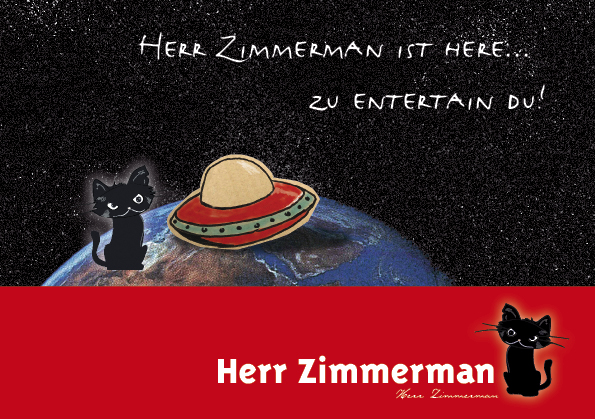 Historical Artwork & Foto Gallery of the beginning of Herr Zimmerman and his underground techno club in Rotterdam - 2006 - 2009 
